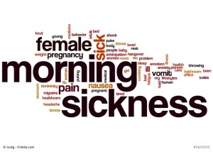 Morning sickness word cloud